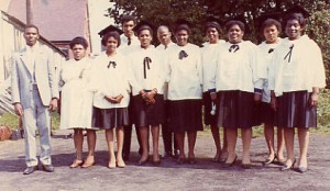Pastor & Choir Members, Wellington England, 1969